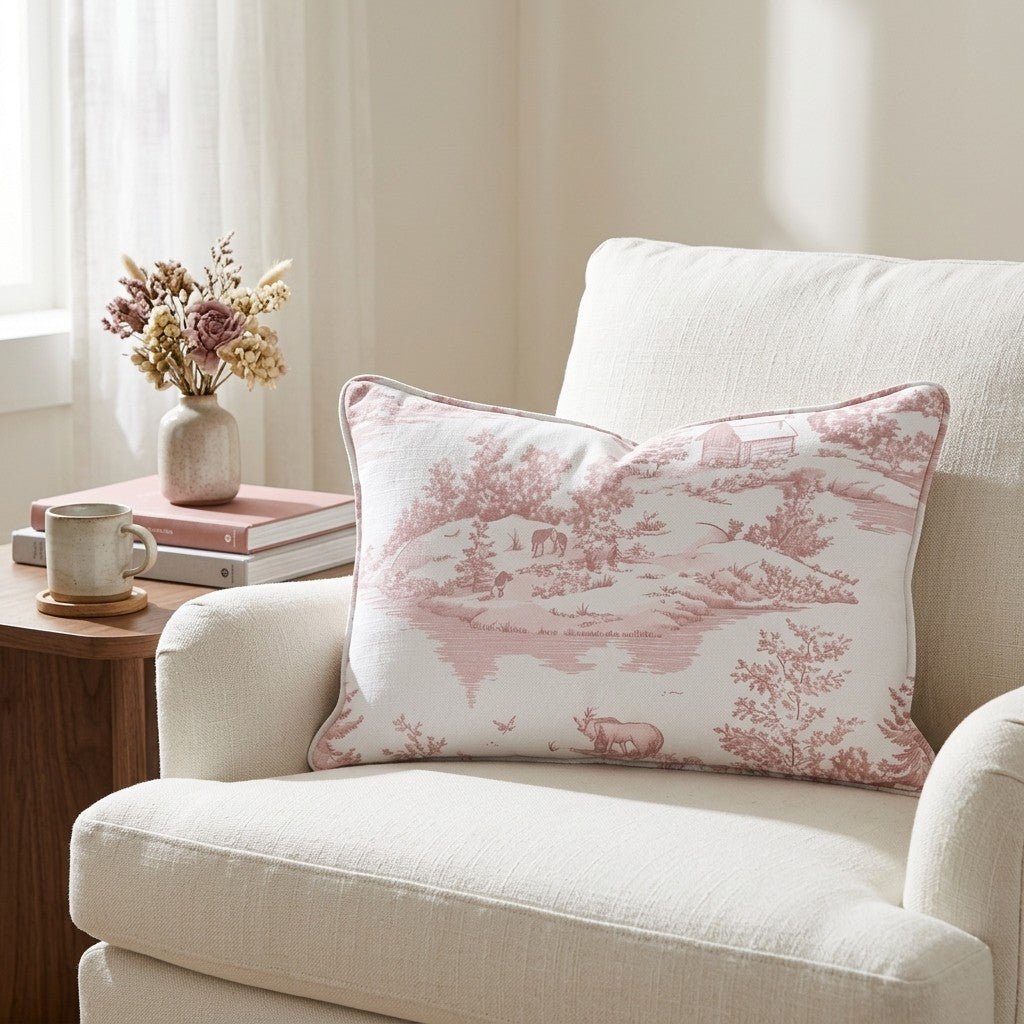 Vintage Woodland Throw Pillow - Benton Lane Home - Lemon Park