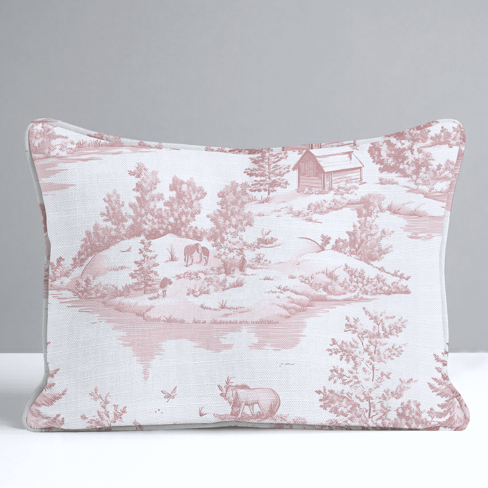 Vintage Woodland Throw Pillow - Benton Lane Home - Lemon Park