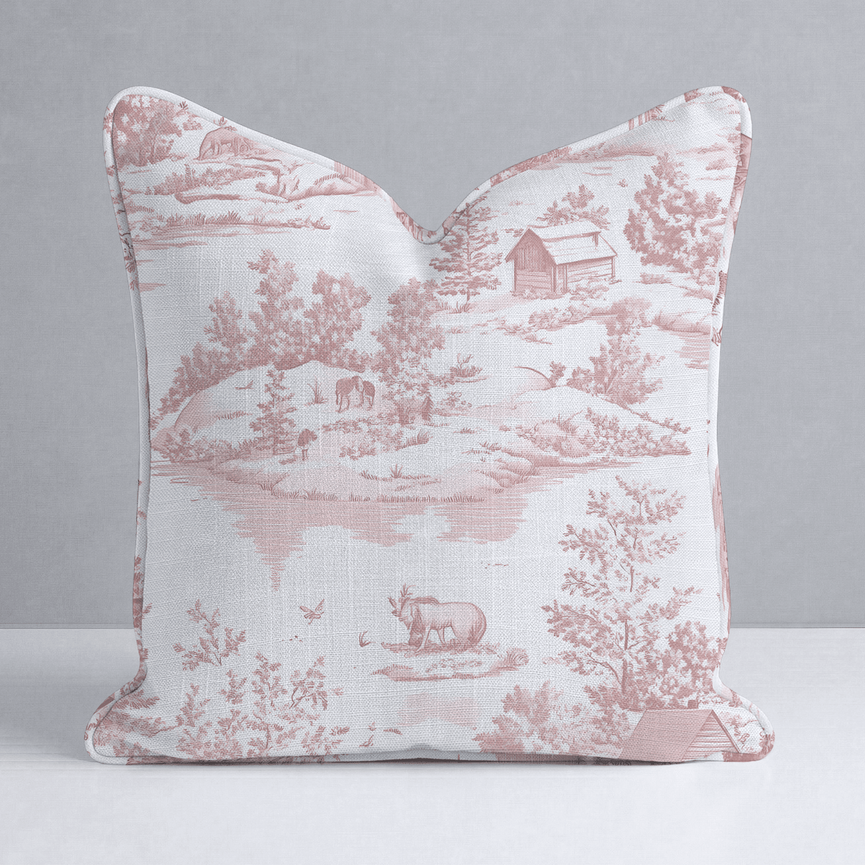 Vintage Woodland Throw Pillow - Benton Lane Home - Lemon Park