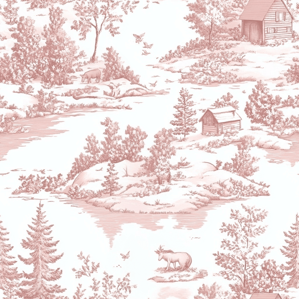 Vintage Woodland Wallpaper - Benton Lane Home - Lemon Park