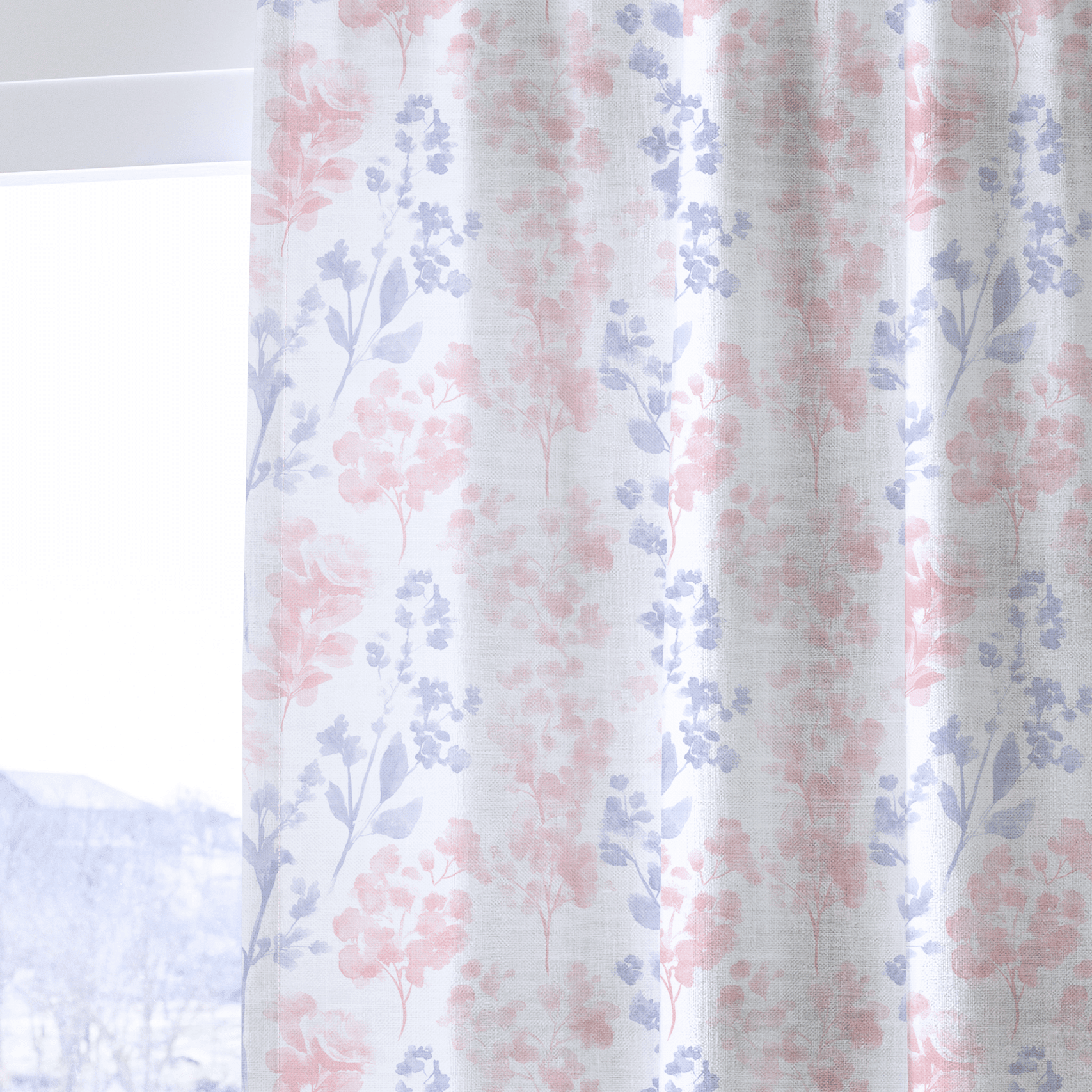 Violet - Drapery - Benton Lane Home - Lemon Park