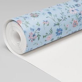 Violet Floral Wallpaper - Painted Paper