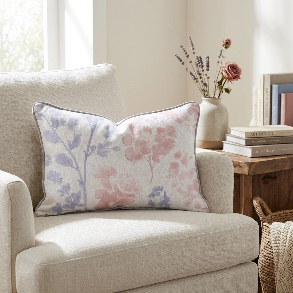 Violet Throw Pillow - Benton Lane Home - Lemon Park