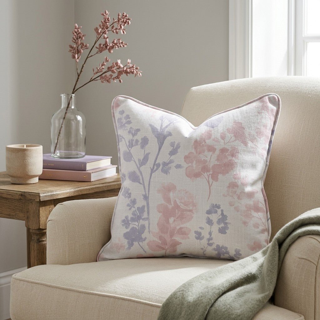 Violet Throw Pillow - Benton Lane Home - Lemon Park