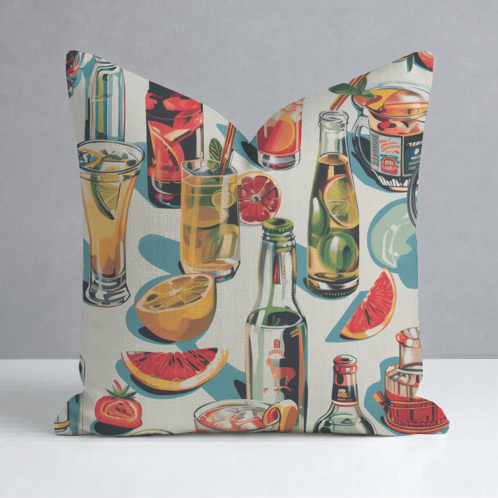 Vivian's Verve Throw Pillow - Benton Lane Home - Lemon Park