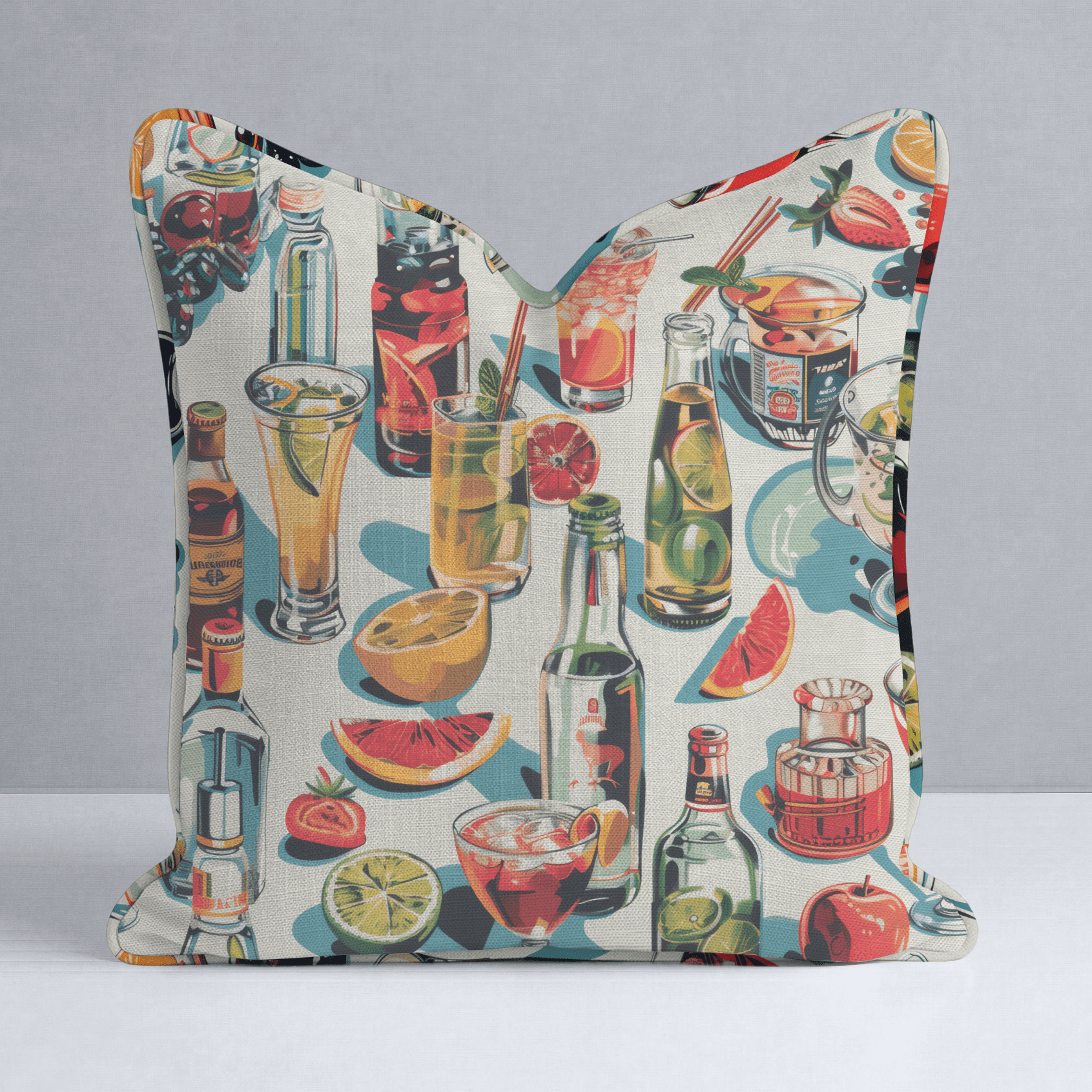 Vivian's Verve Throw Pillow - Benton Lane Home - Lemon Park