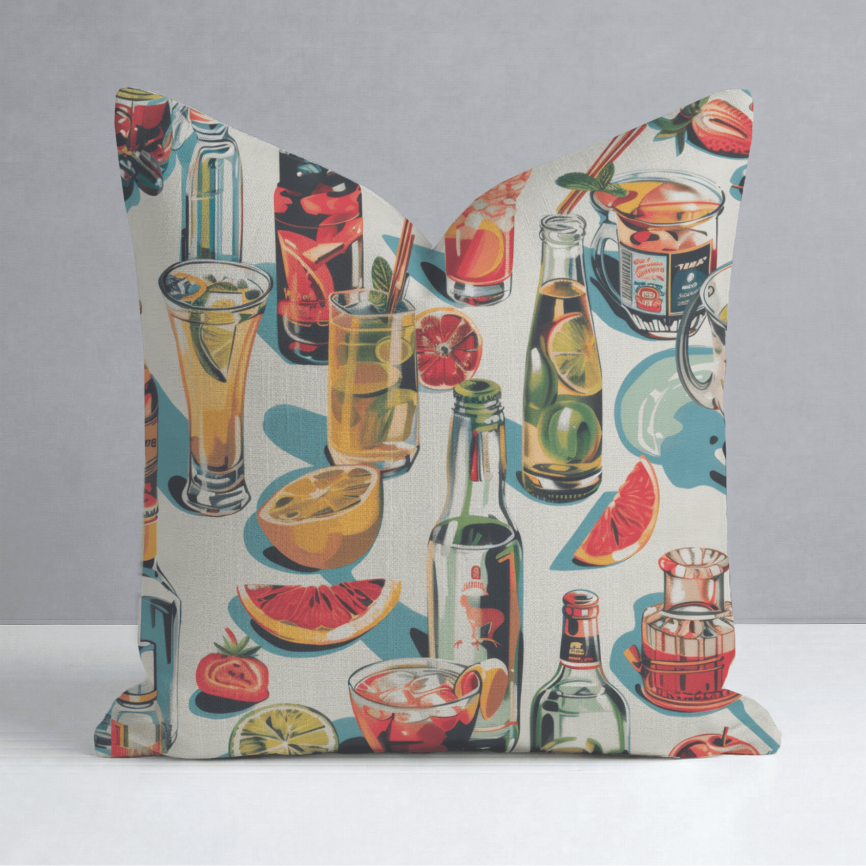 Vivian's Verve Throw Pillow - Benton Lane Home - Lemon Park