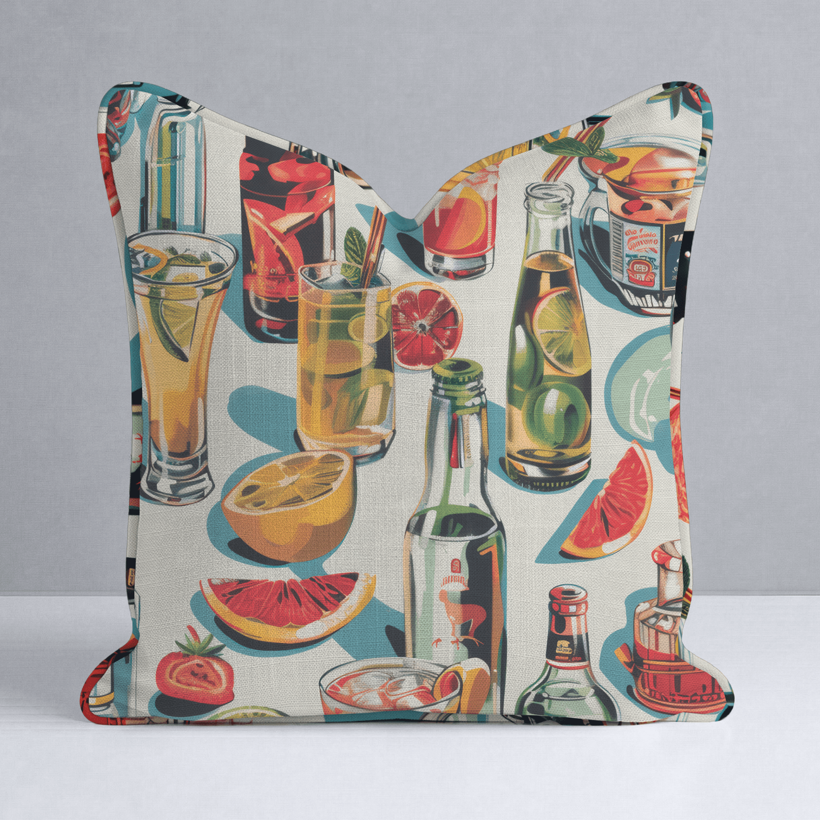 Vivian's Verve Throw Pillow - Benton Lane Home - Lemon Park