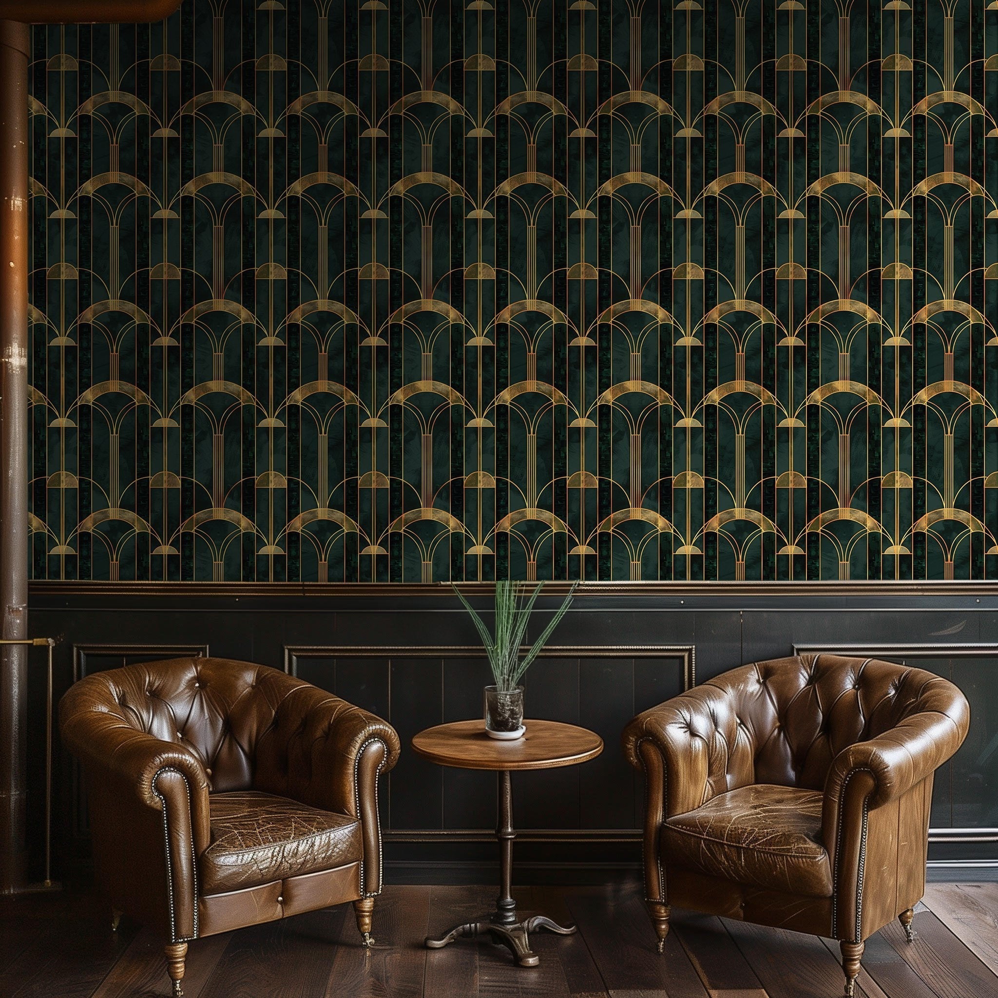 Walter Wallpaper - Benton Lane Home - Painted Paper