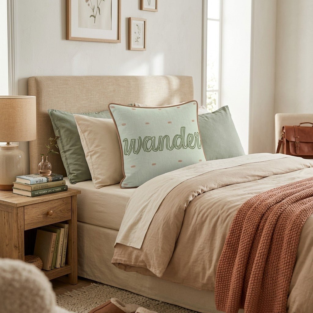 Wander Throw Pillow - Benton Lane Home - Hillcroft Home