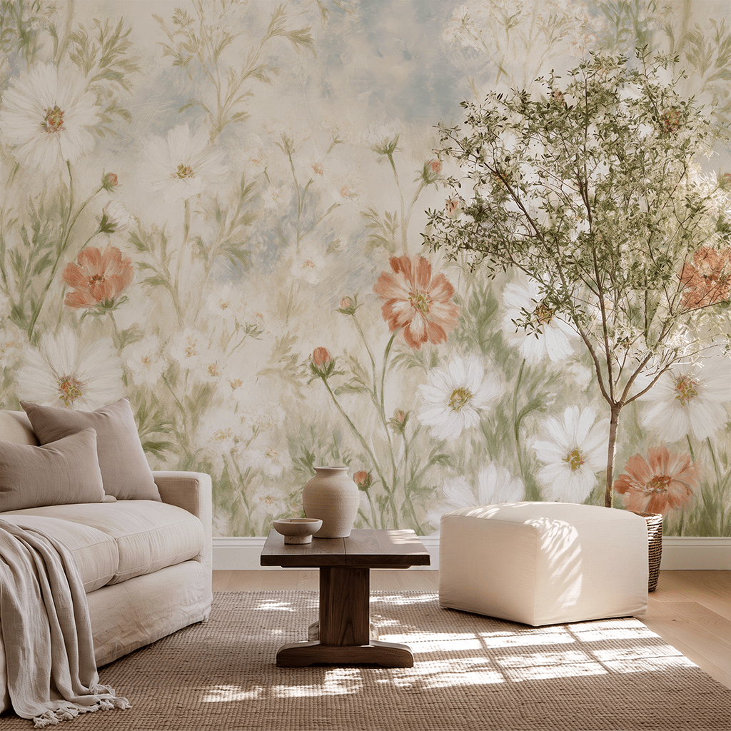 Warm Whispers - Wall Mural - Painted Paper