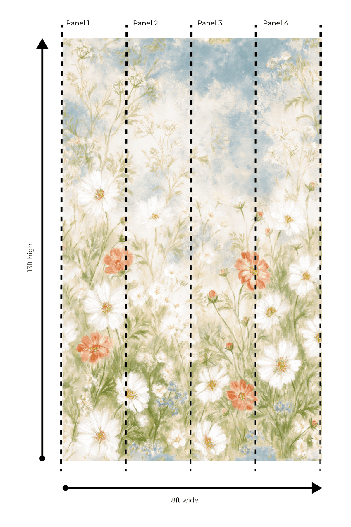 Warm Whispers - Wall Mural - Painted Paper