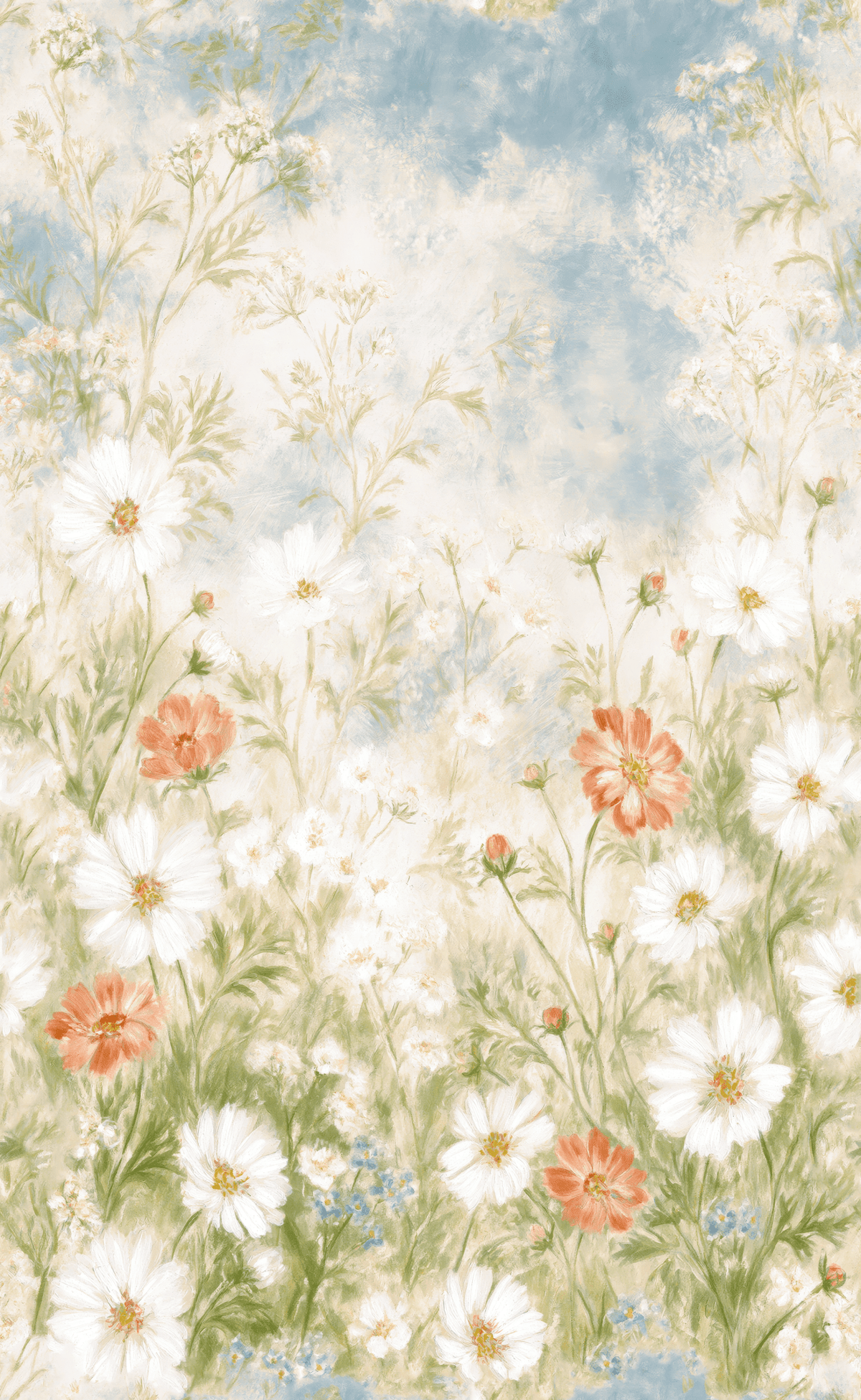 Warm Whispers - Wall Mural - Painted Paper