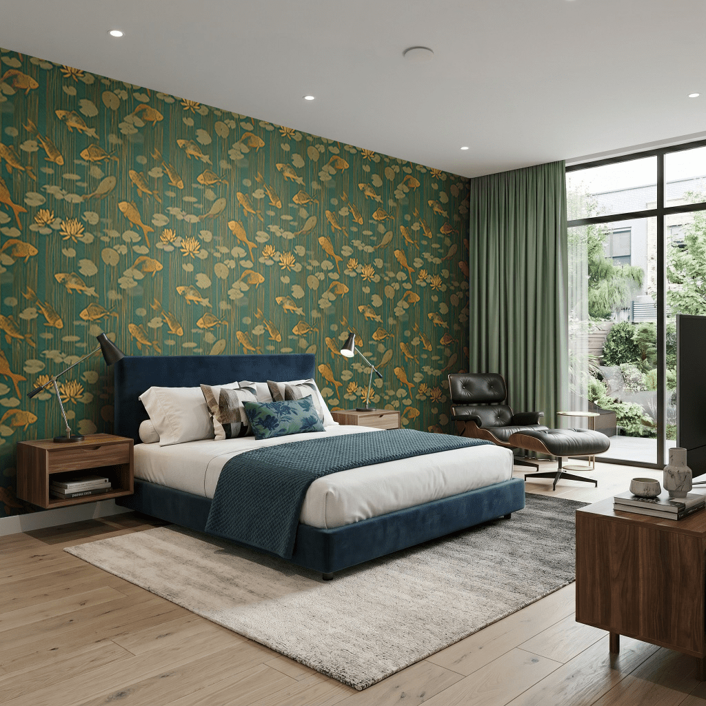 Warmer Pond Wallpaper - Benton Lane Home - Benton Lane