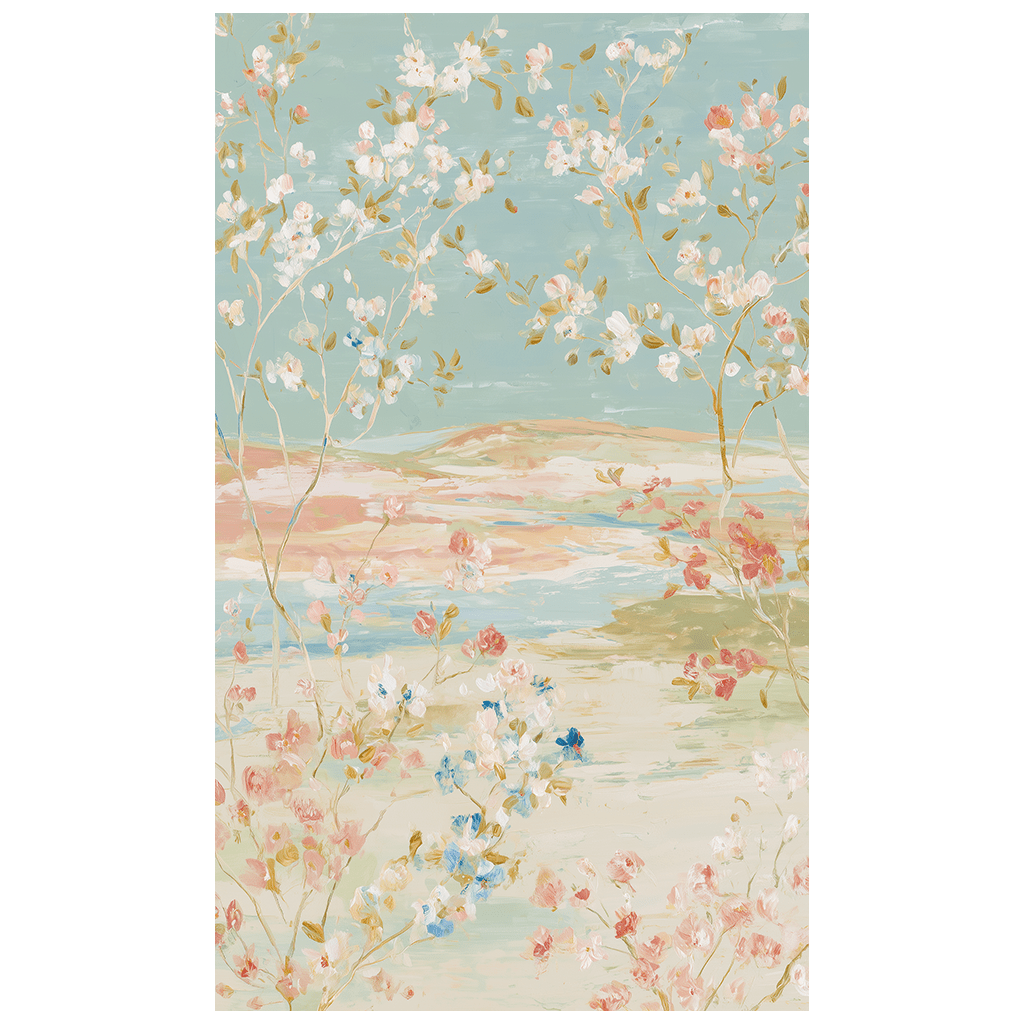 Waterblossoms - Tapestry - Benton Lane Home - Lemon Park