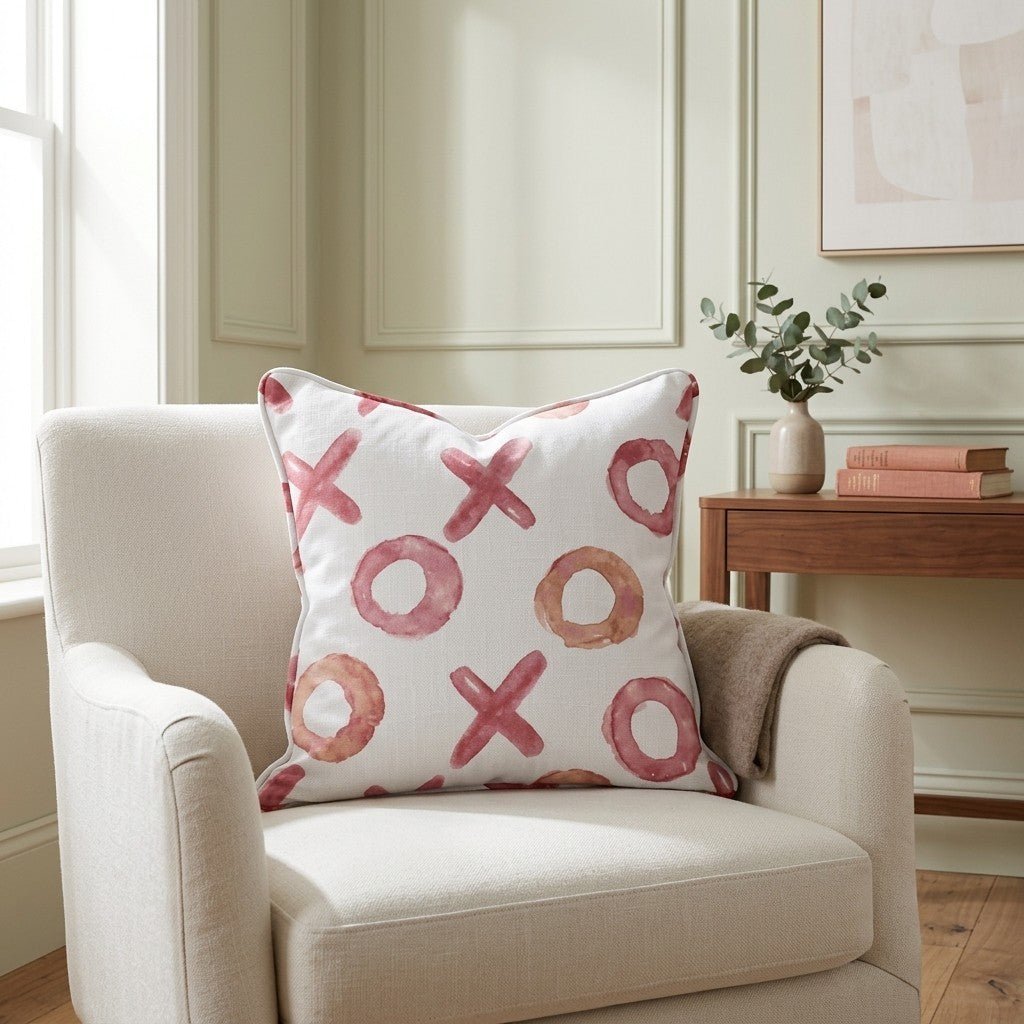 Watercolor Game Throw Pillow - Benton Lane Home - Lemon Park