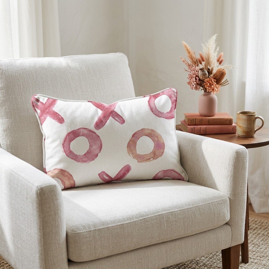 Watercolor Game Throw Pillow - Benton Lane Home - Lemon Park