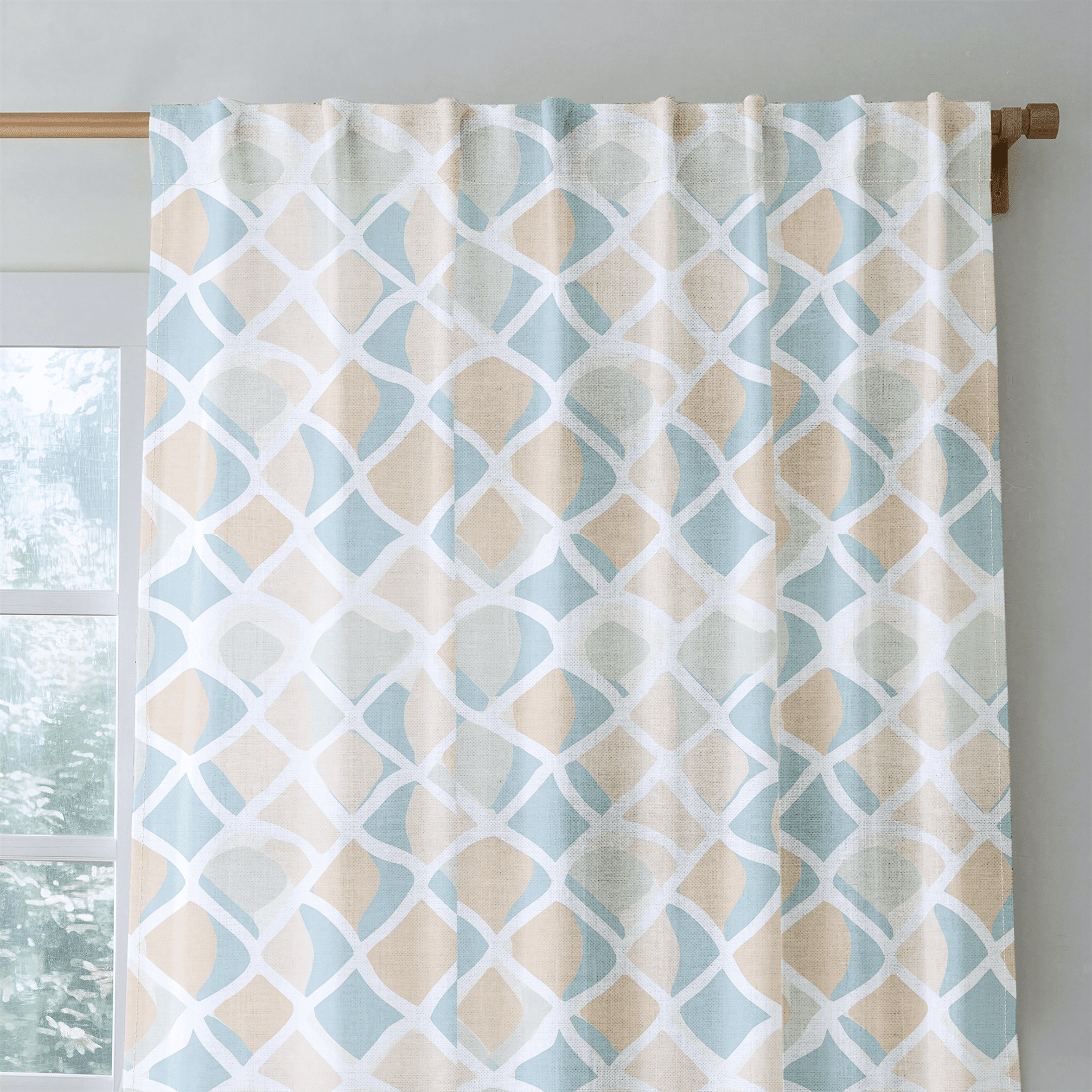 Waves - Drapery - Benton Lane Home - Lemon Park