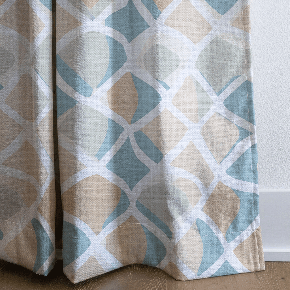 Waves - Drapery - Benton Lane Home - Lemon Park