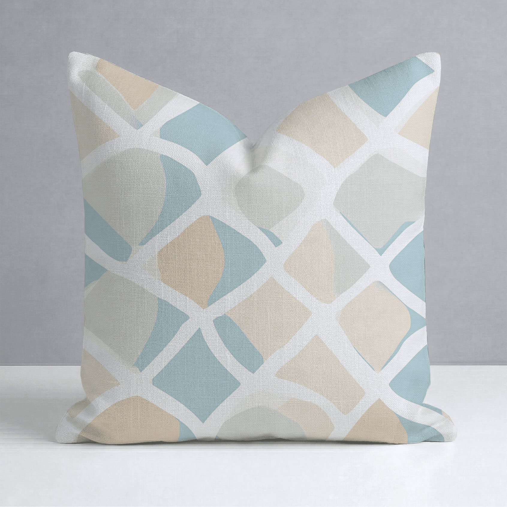 Waves Throw Pillow - Benton Lane Home - Lemon Park
