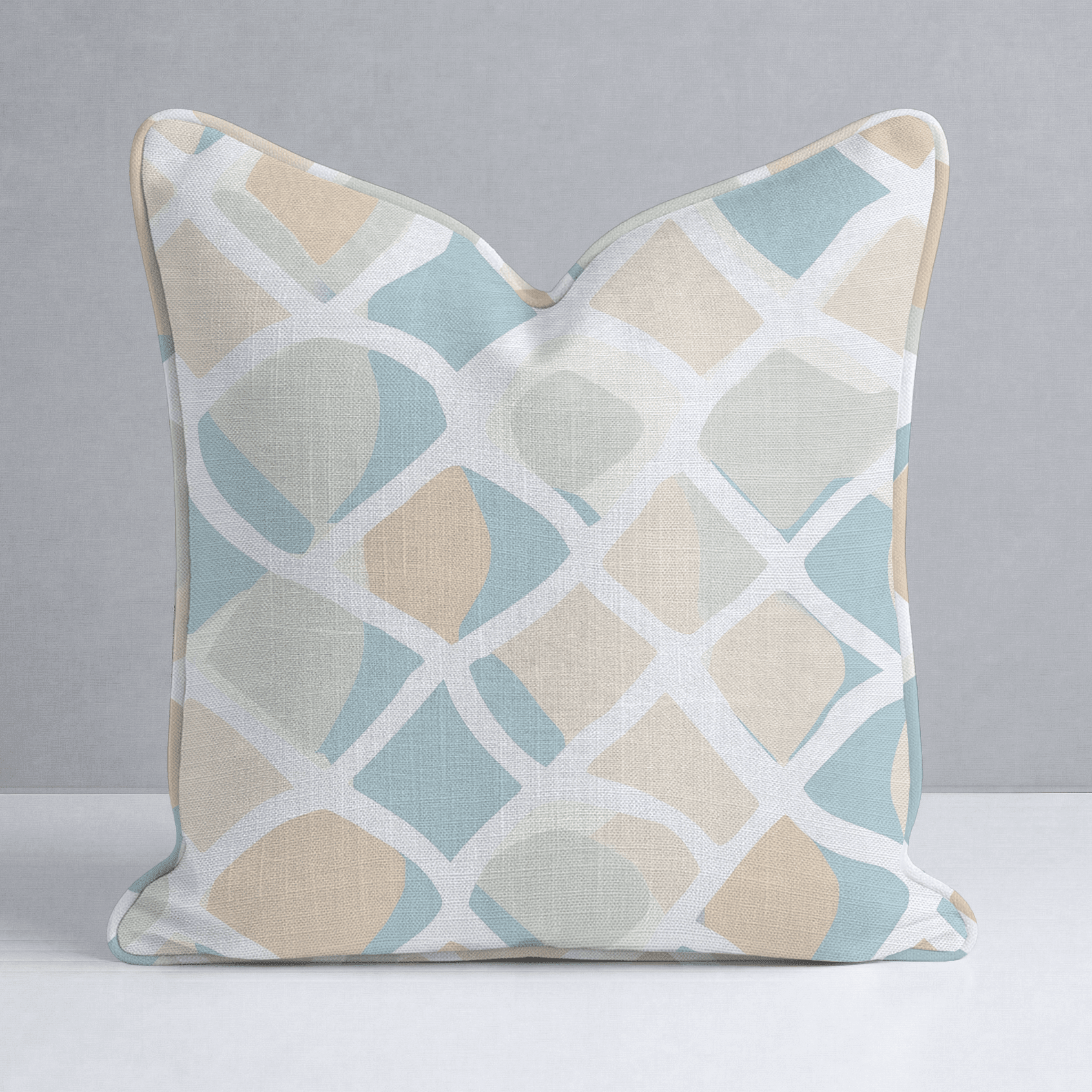 Waves Throw Pillow - Benton Lane Home - Lemon Park