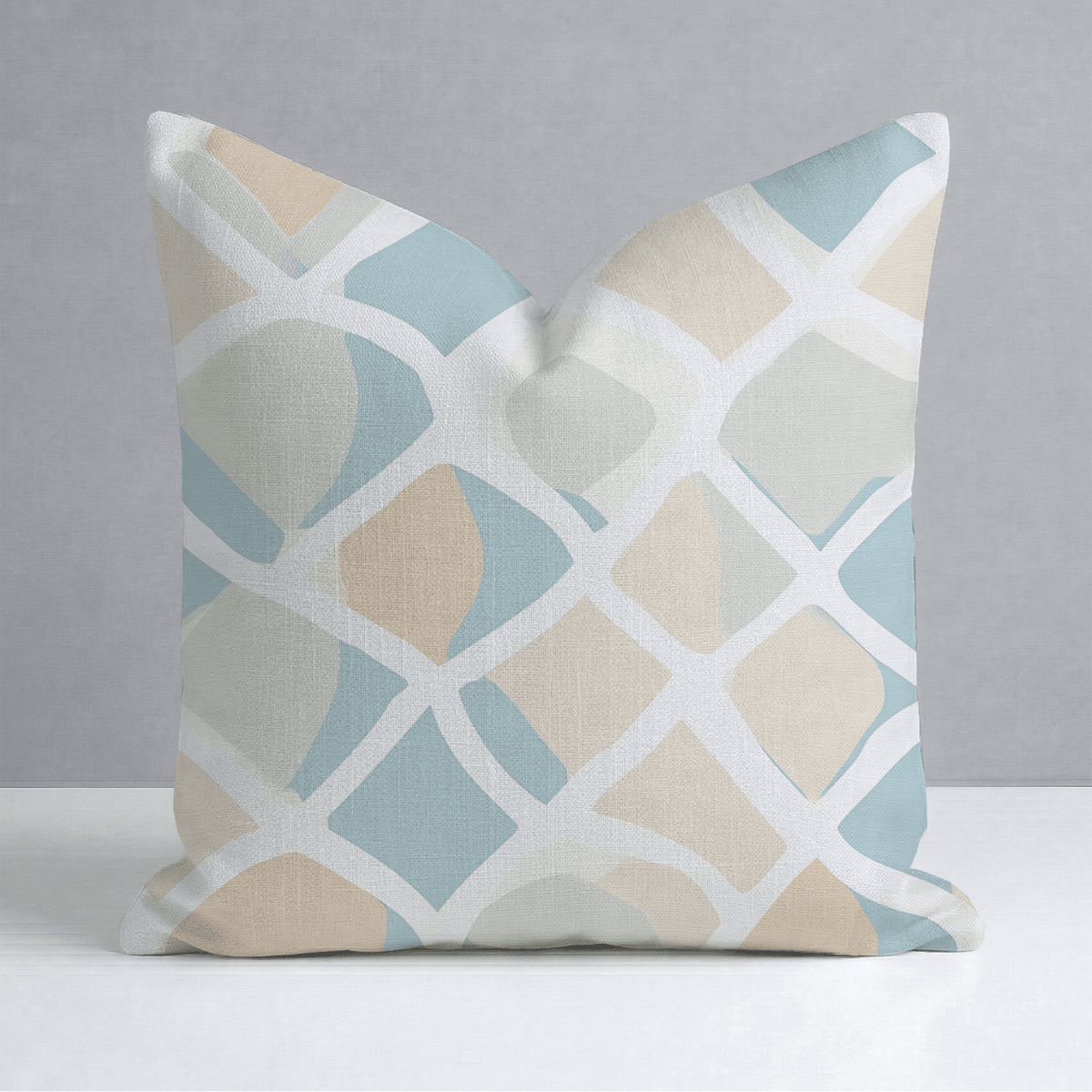 Waves Throw Pillow - Lemon Park