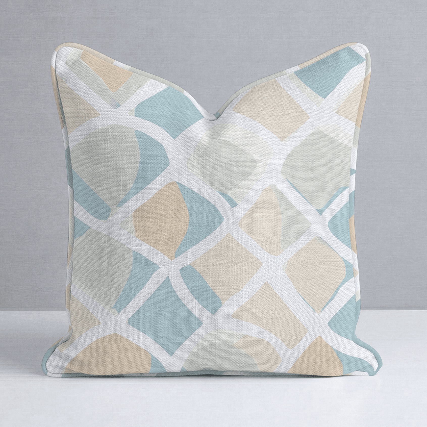 Waves Throw Pillow - Benton Lane Home - Lemon Park