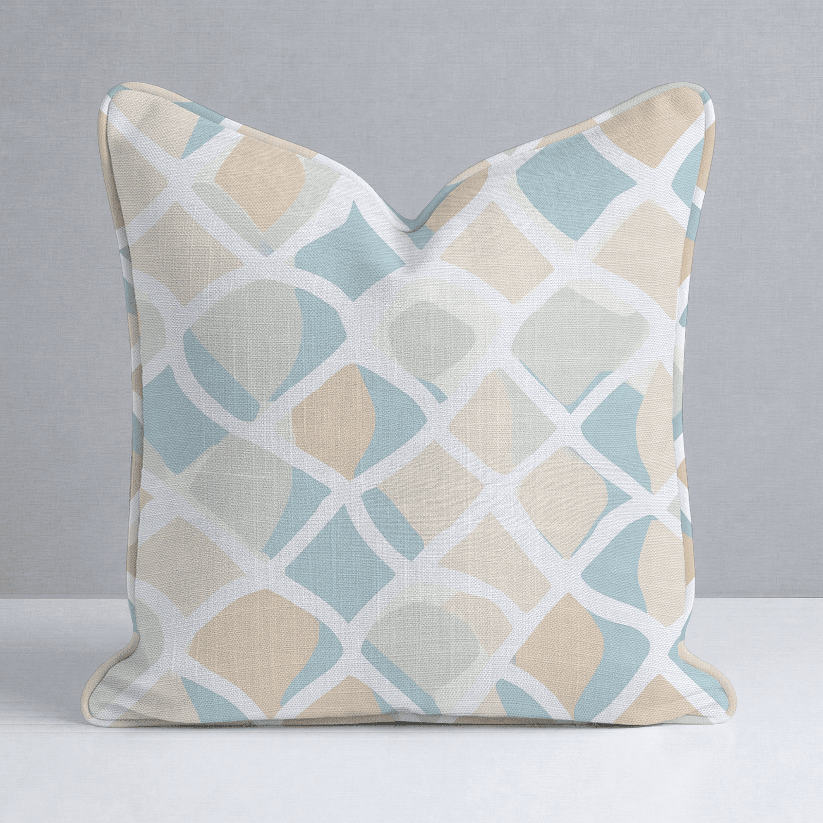 Waves Throw Pillow - Benton Lane Home - Lemon Park