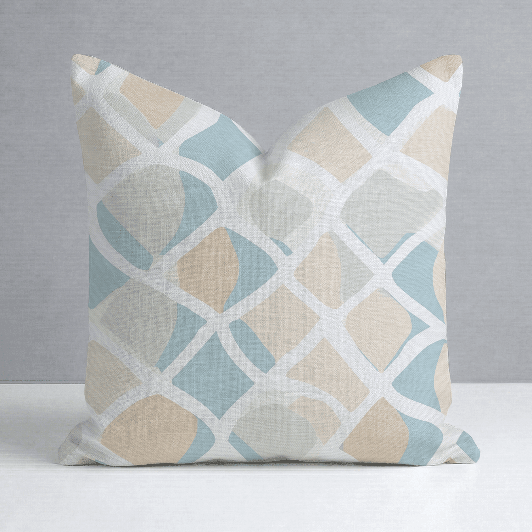 Waves Throw Pillow - Benton Lane Home - Lemon Park