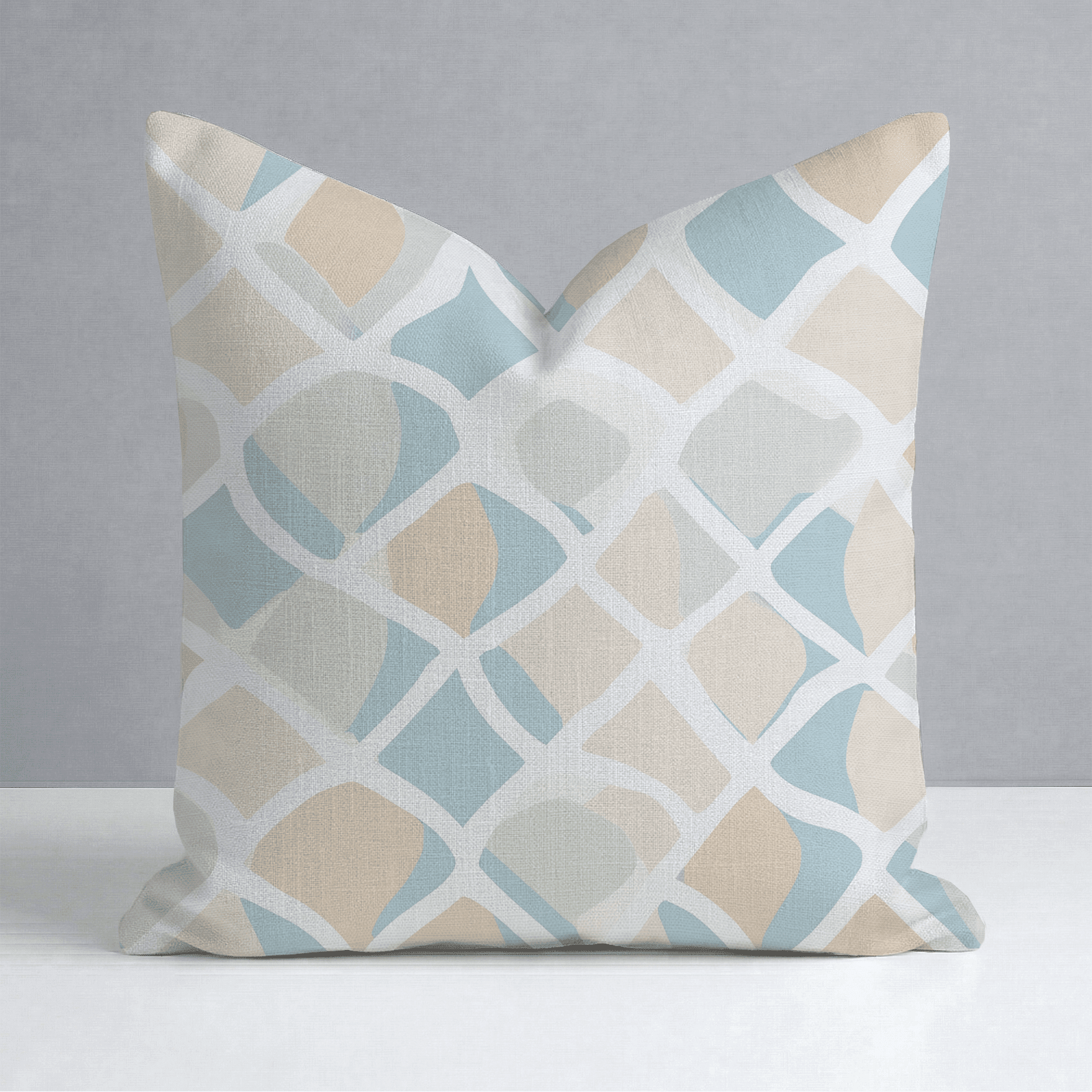 Waves Throw Pillow - Benton Lane Home - Lemon Park