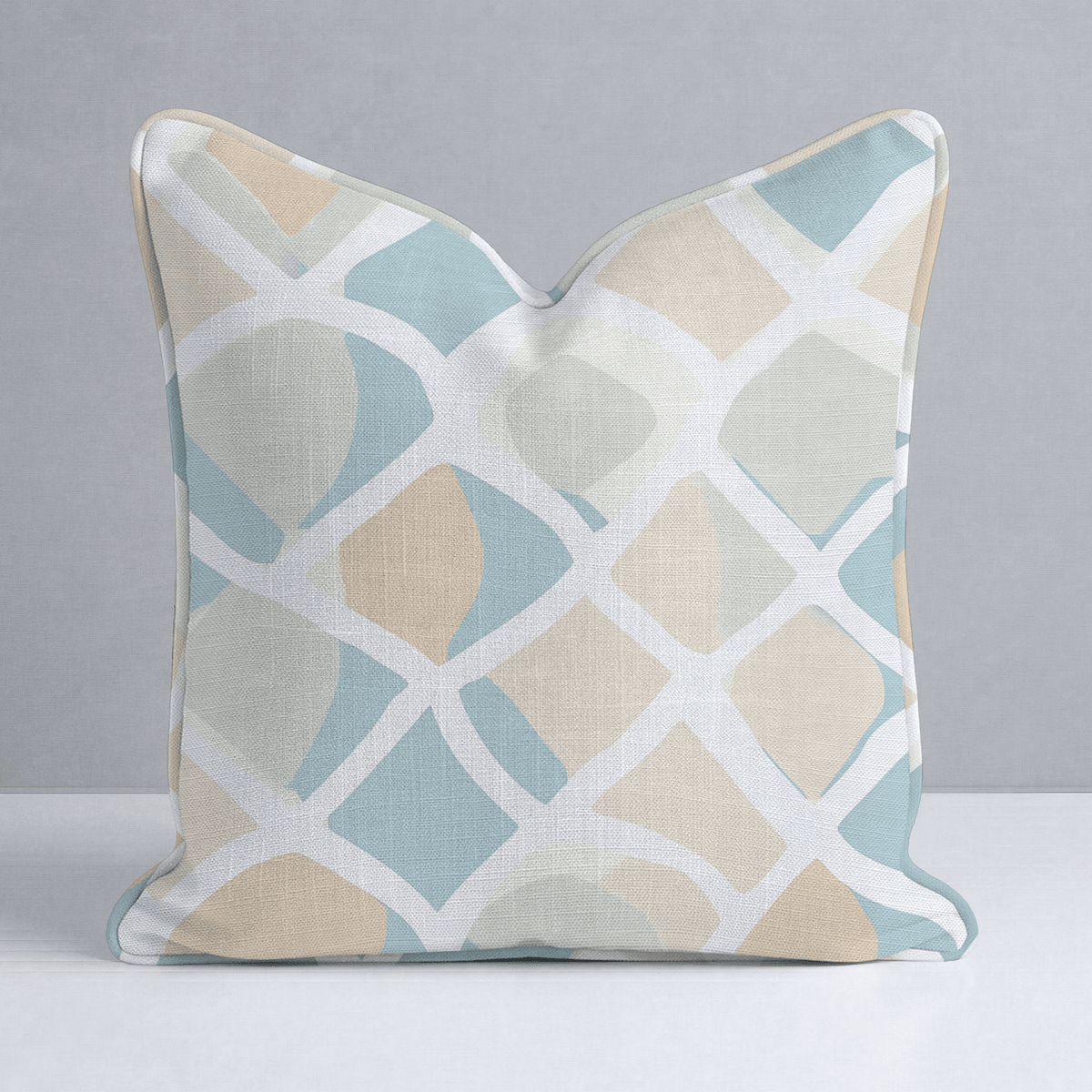 Waves Throw Pillow - Lemon Park