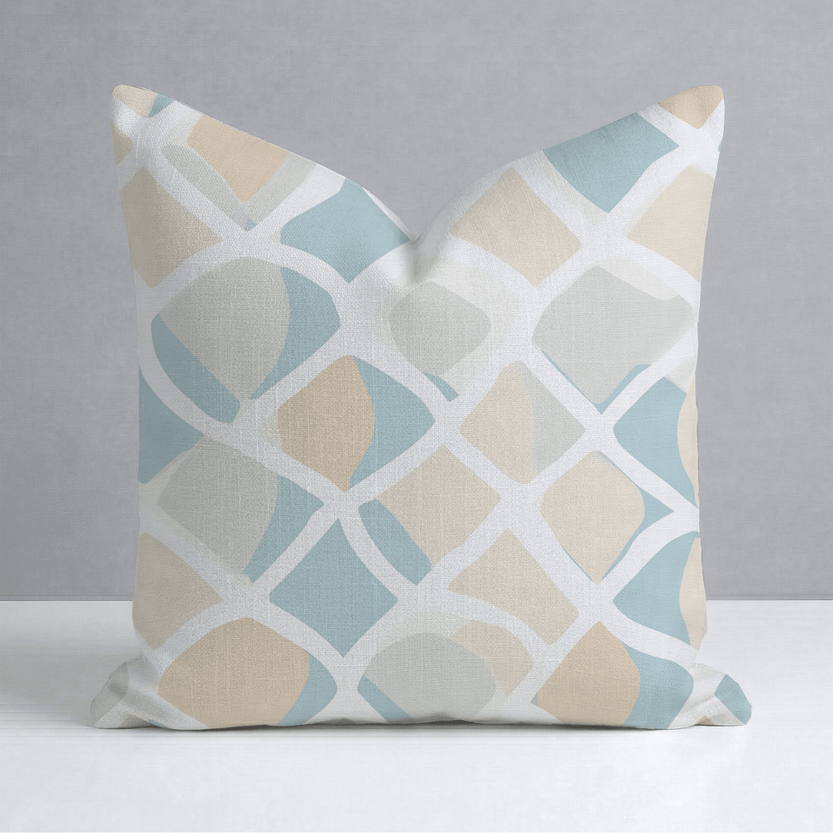 Waves Throw Pillow - Lemon Park