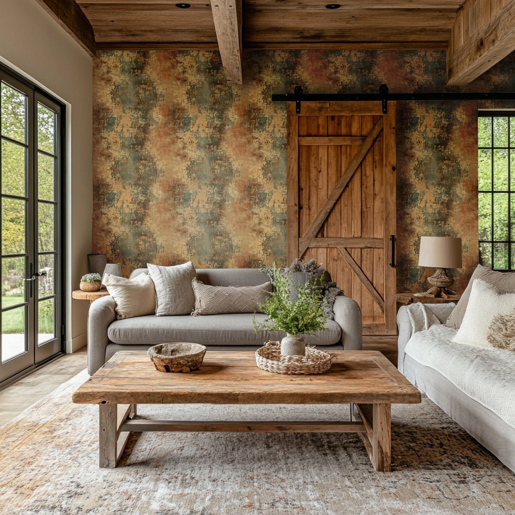 Weathered Artisan Wallpaper - Benton Lane Home - Painted Paper