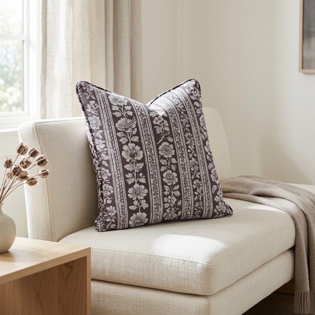 Weathered Garden Throw Pillow - Benton Lane Home - Lemon Park