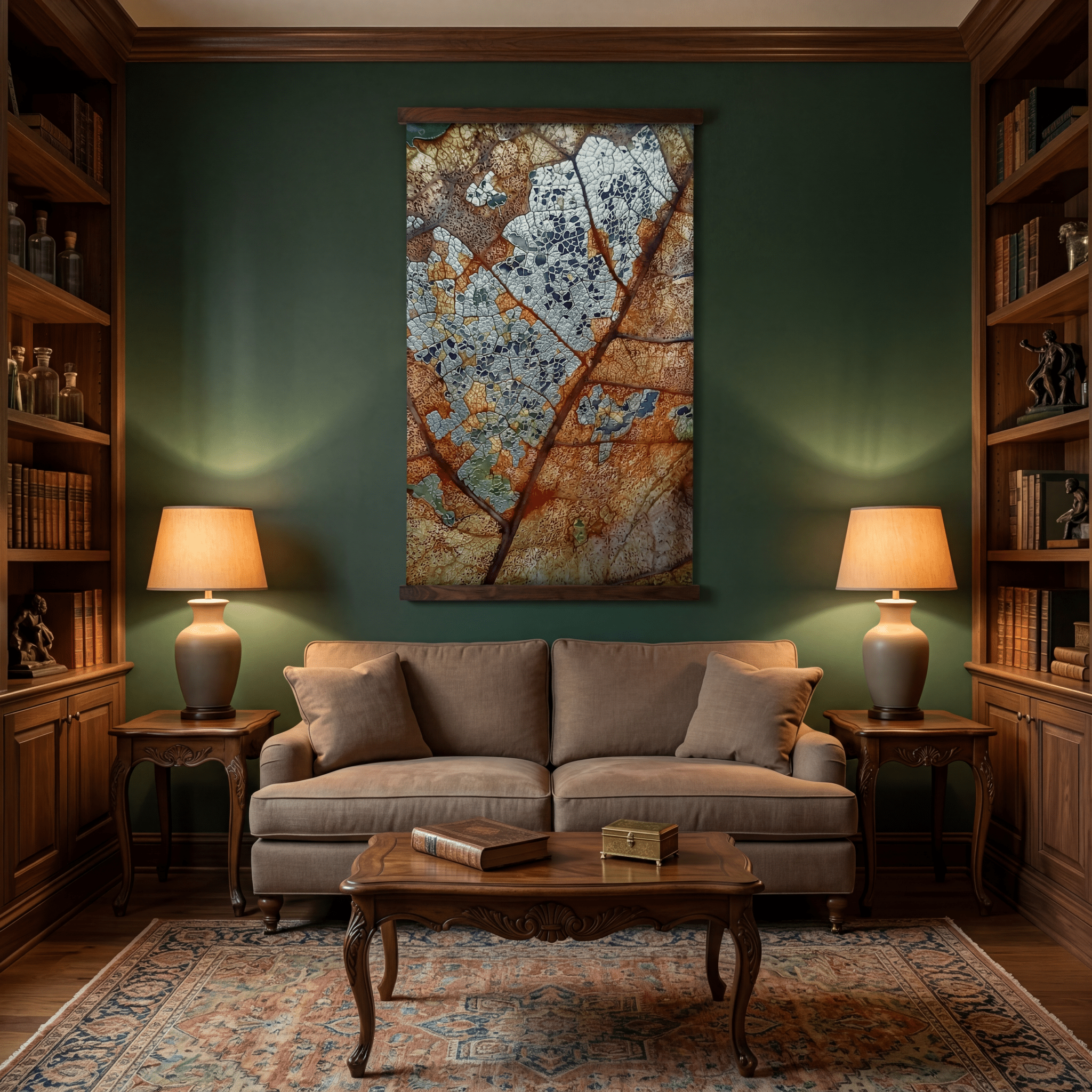 Weathered Veins - Tapestry - Benton Lane Home - Painted Paper