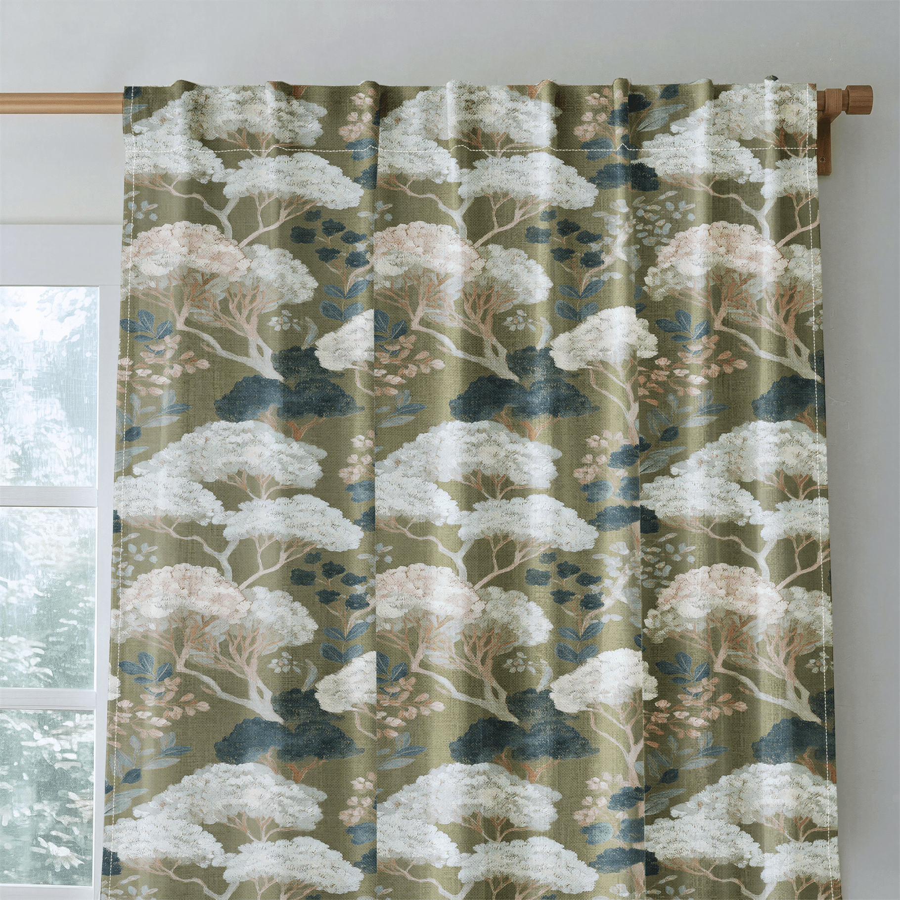 West Garden - Drapery - Benton Lane Home - Lemon Park