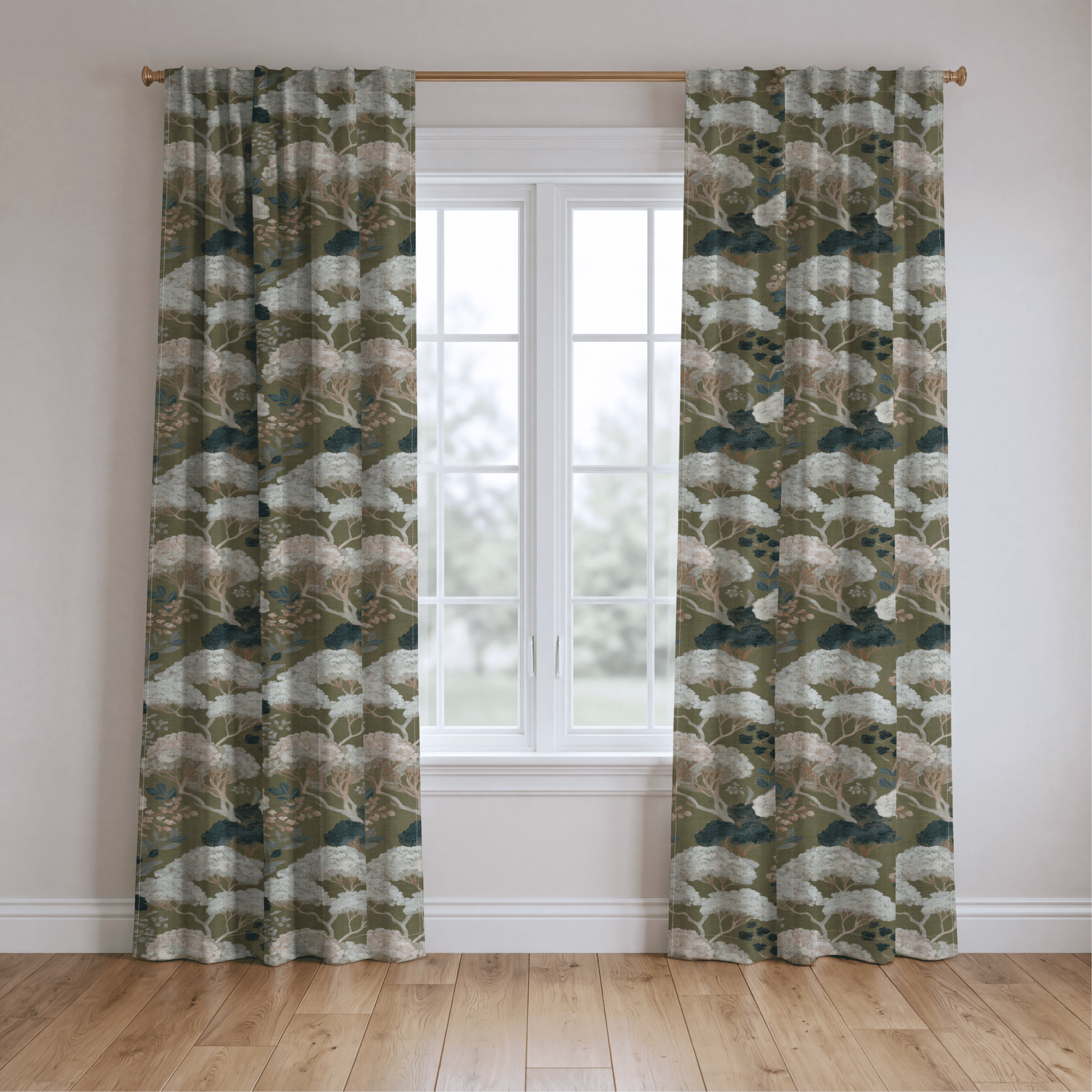 West Garden - Drapery - Benton Lane Home - Lemon Park