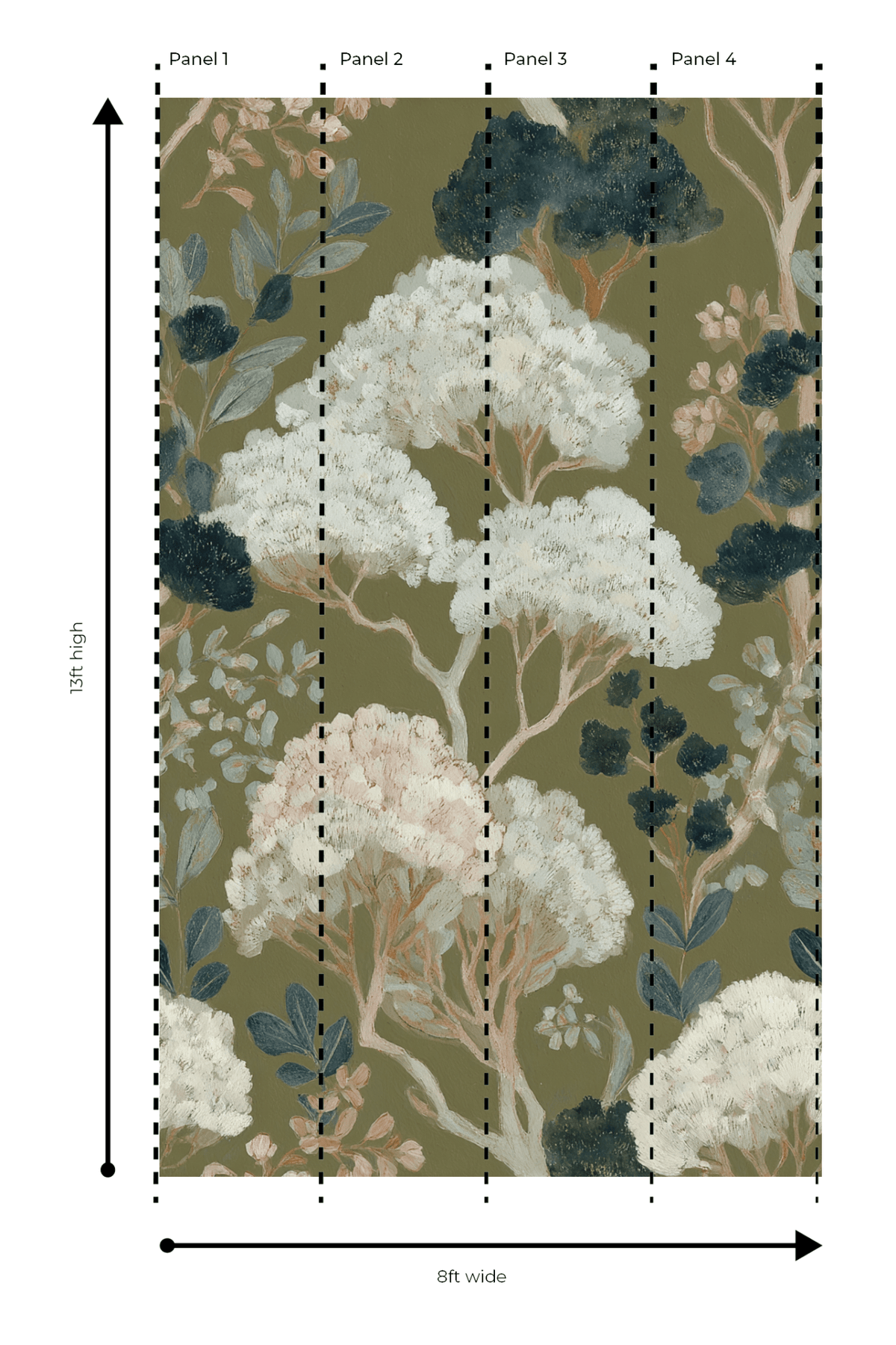 West Garden - Wall Mural - Lemon Park