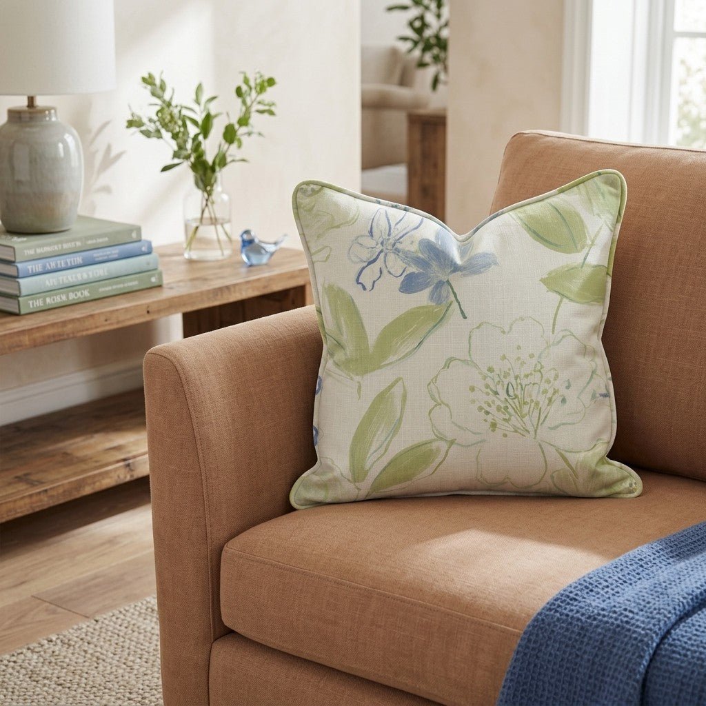 Whisper Bloom Throw Pillow - Benton Lane Home - Hillcroft Home