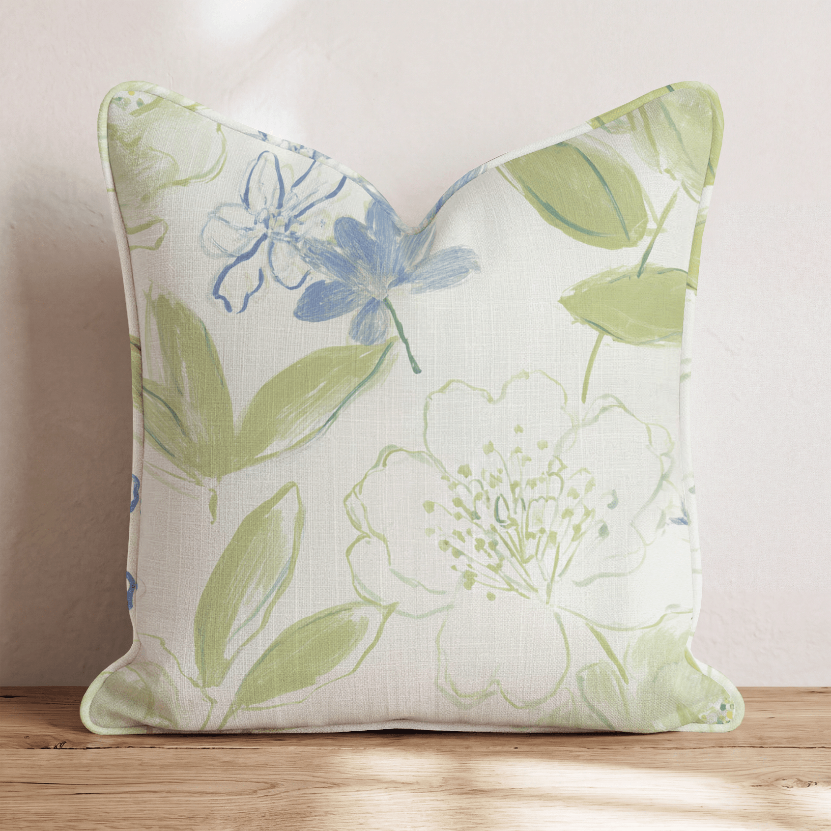 Whisper Bloom Throw Pillow - Benton Lane Home - Hillcroft Home