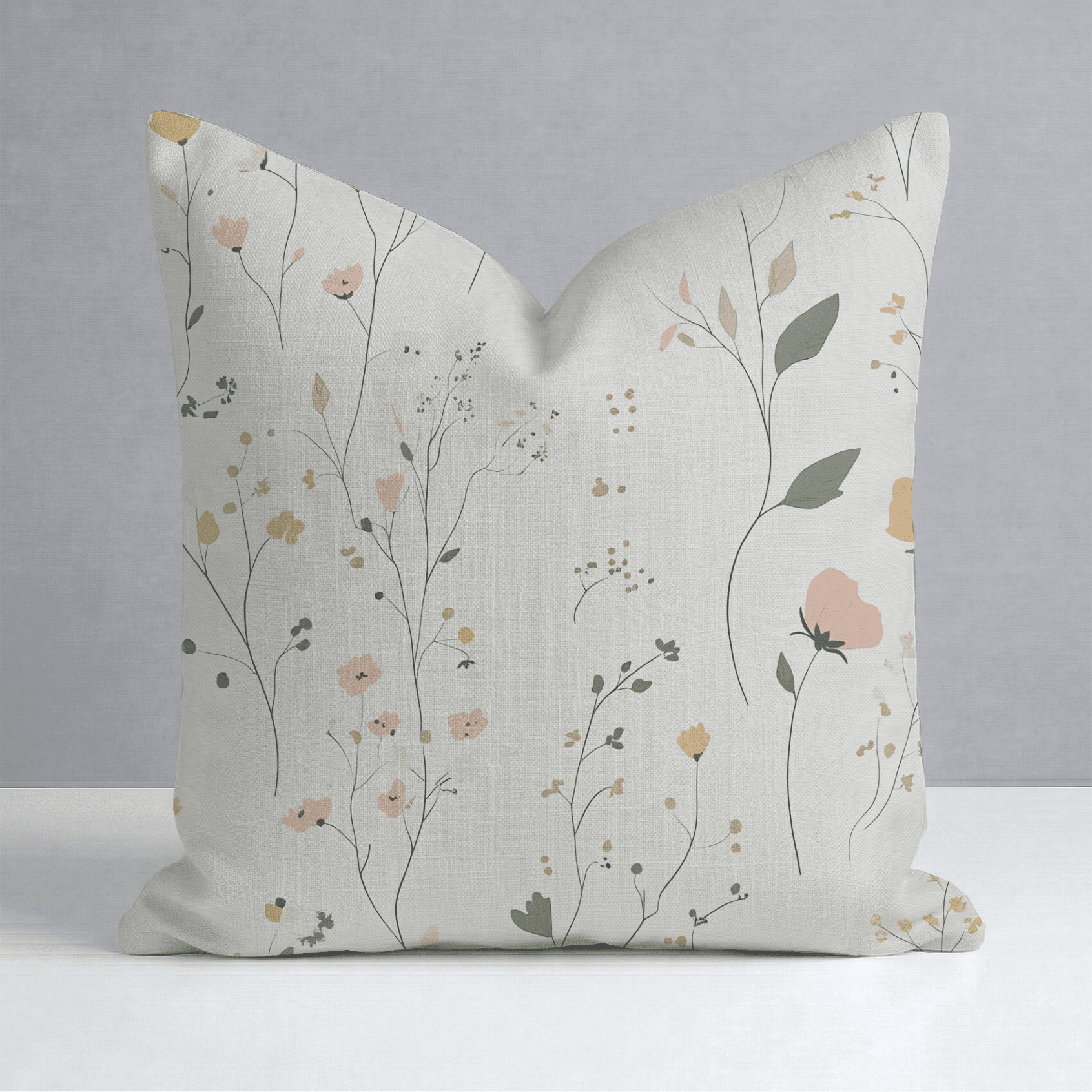 Whispering Meadows Throw Pillow - Benton Lane Home - Lemon Park