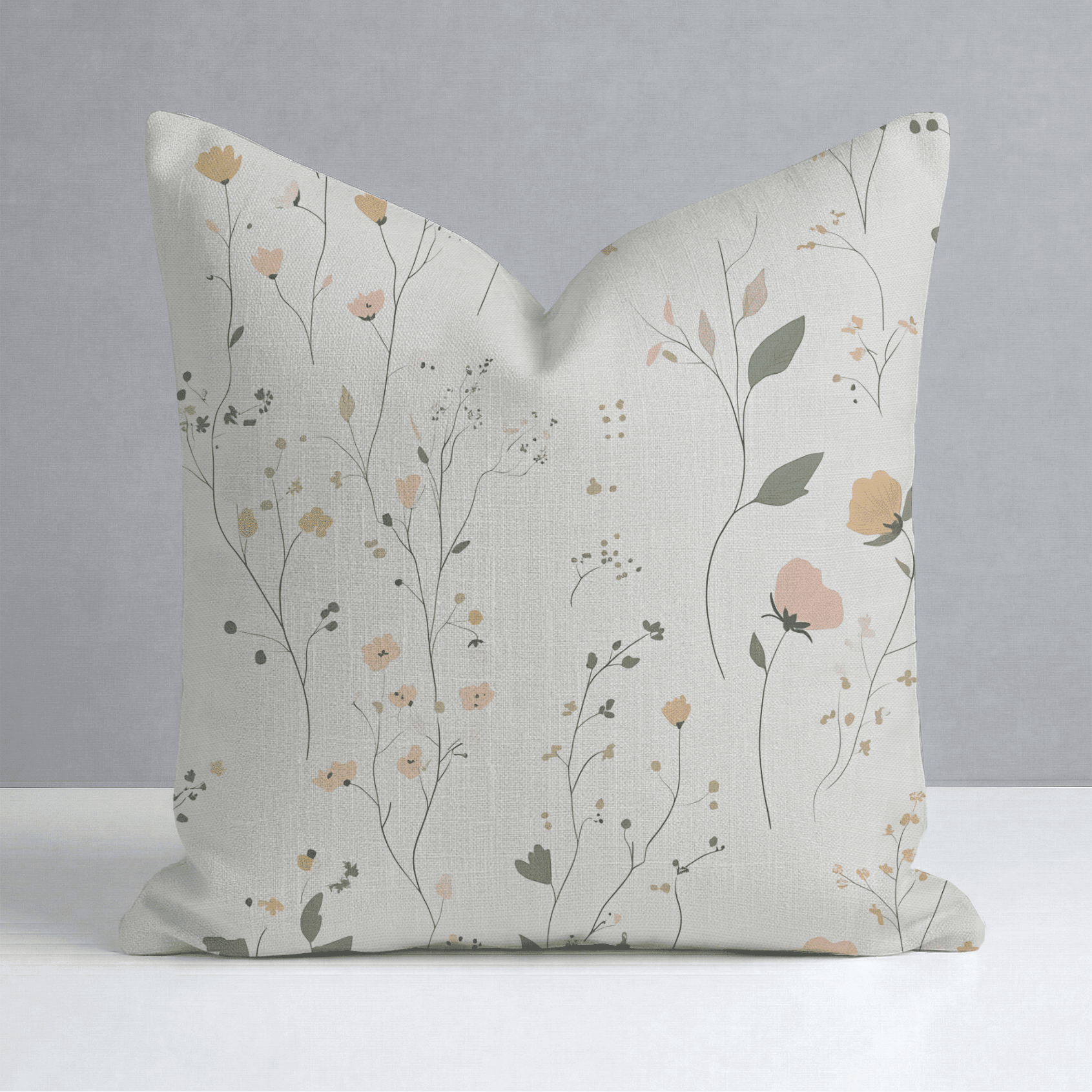Whispering Meadows Throw Pillow - Benton Lane Home - Lemon Park