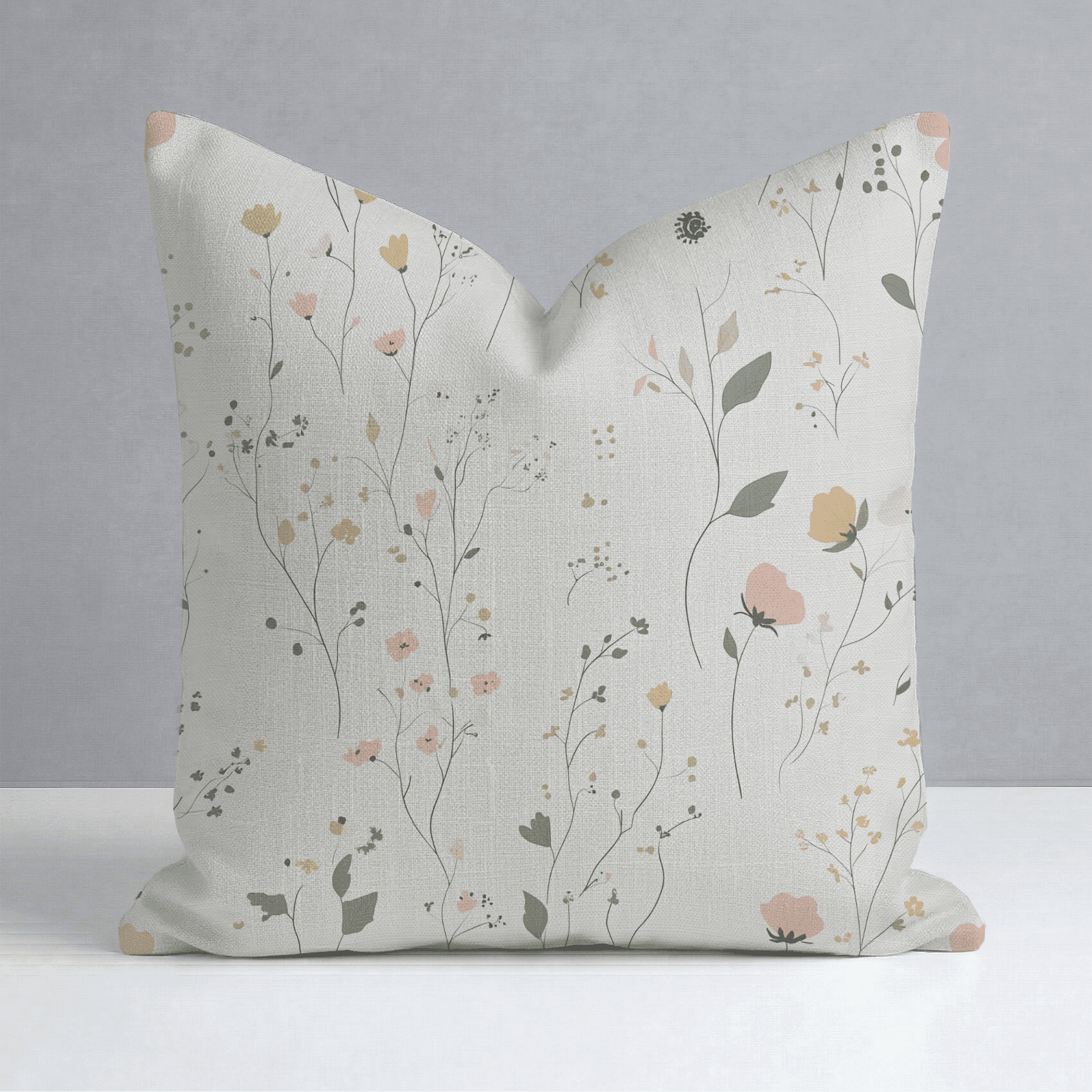 Whispering Meadows Throw Pillow - Benton Lane Home - Lemon Park