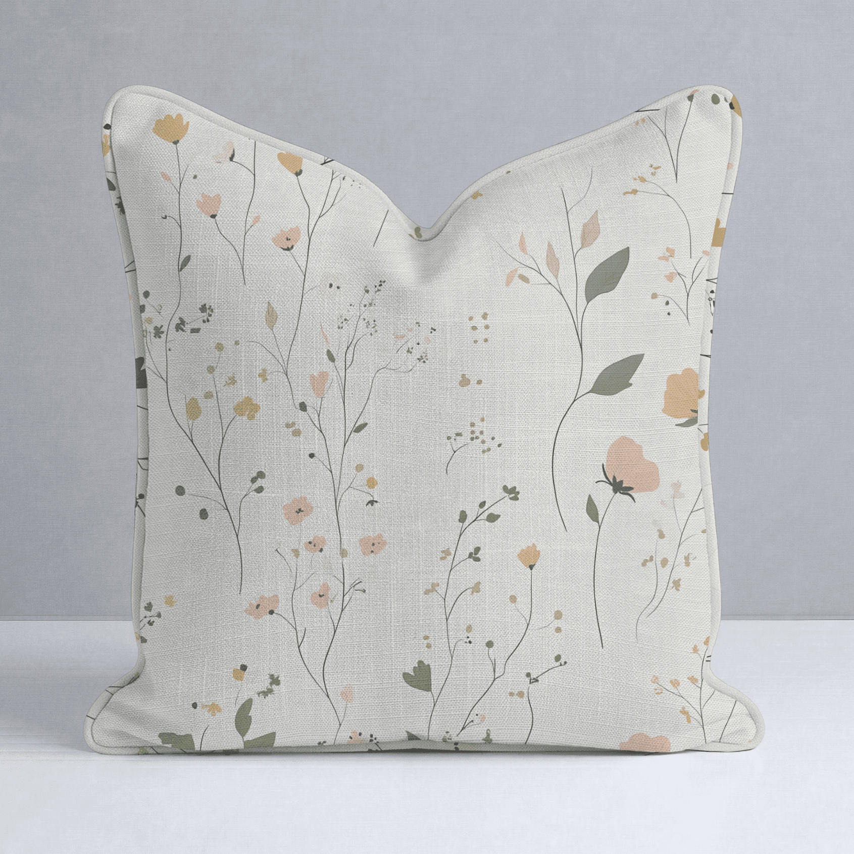 Whispering Meadows Throw Pillow - Benton Lane Home - Lemon Park