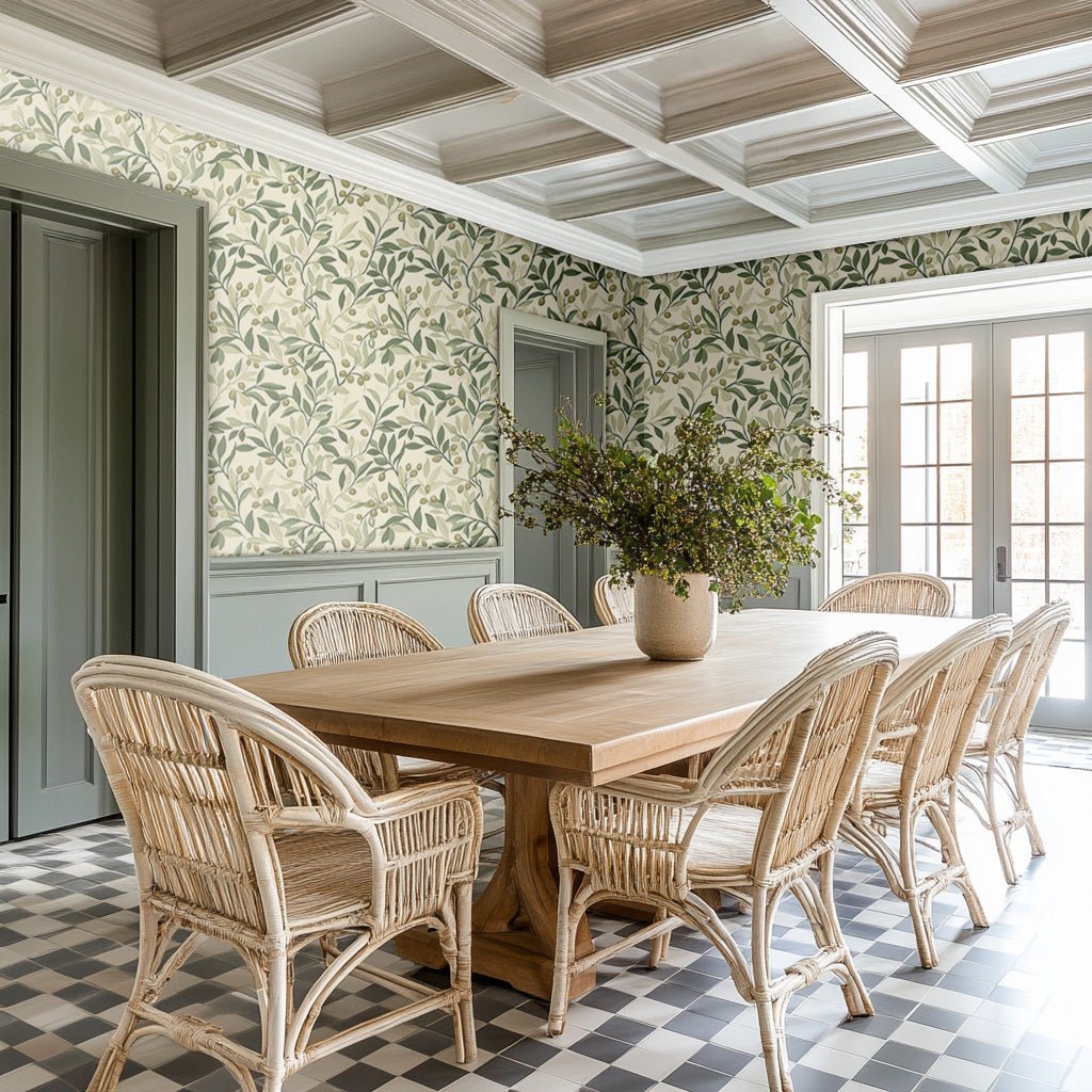 Whispering Vines Wallpaper - Benton Lane Home - Painted Paper