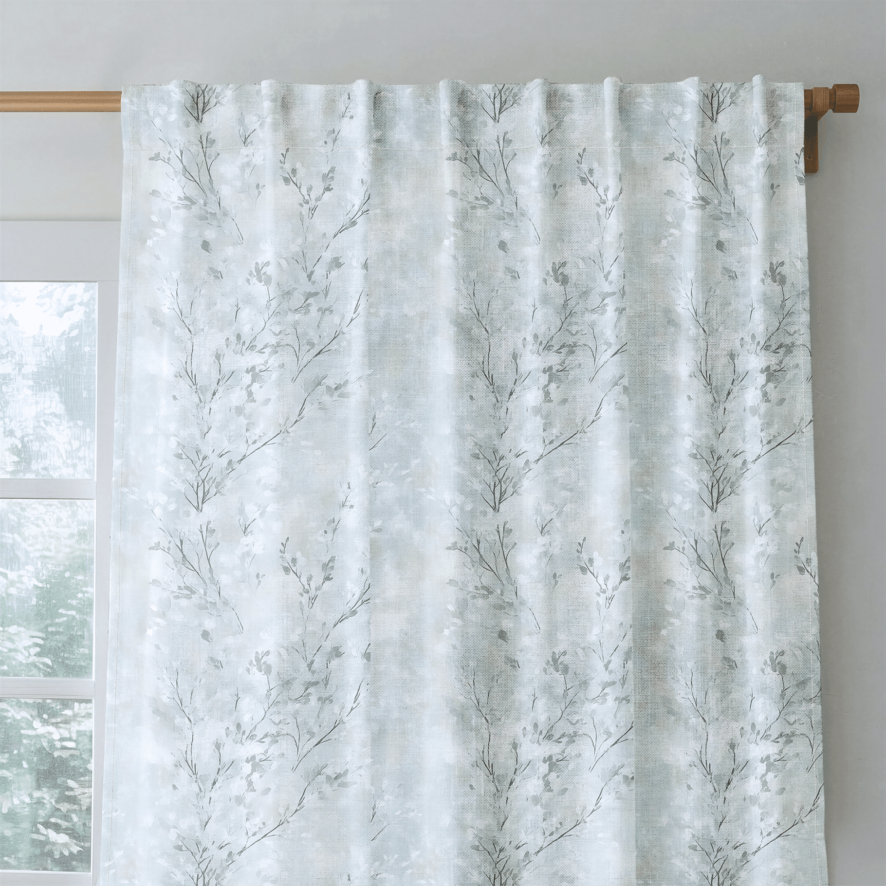 Whispers of Winter - Drapery - Benton Lane Home - Lemon Park