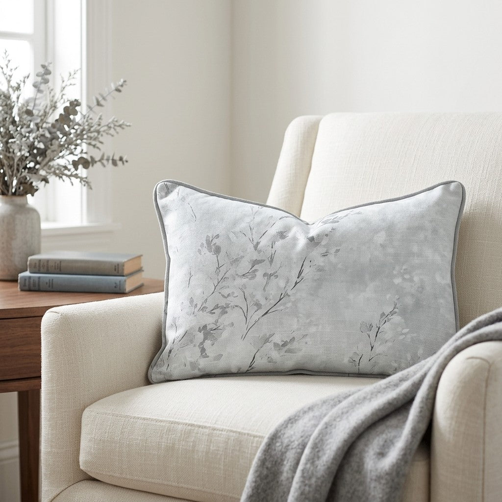 Whispers of Winter Throw Pillow - Lemon Park