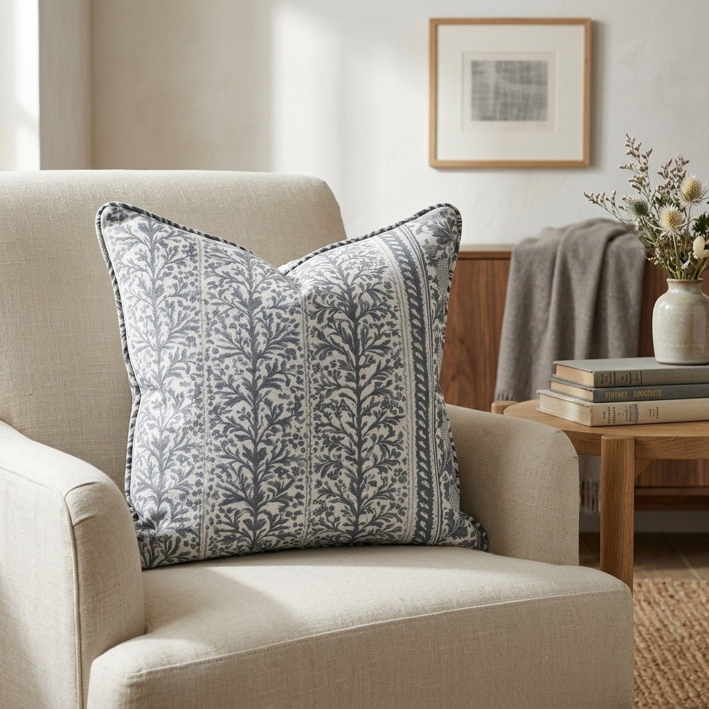 Whitby Bloom Throw Pillow - Benton Lane Home - Lemon Park