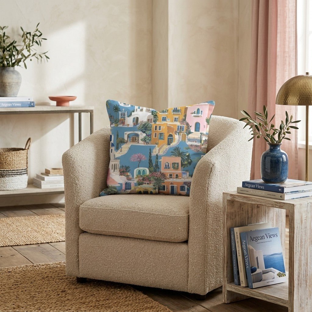 White Cliff Throw Pillow - Benton Lane Home - Hillcroft Home