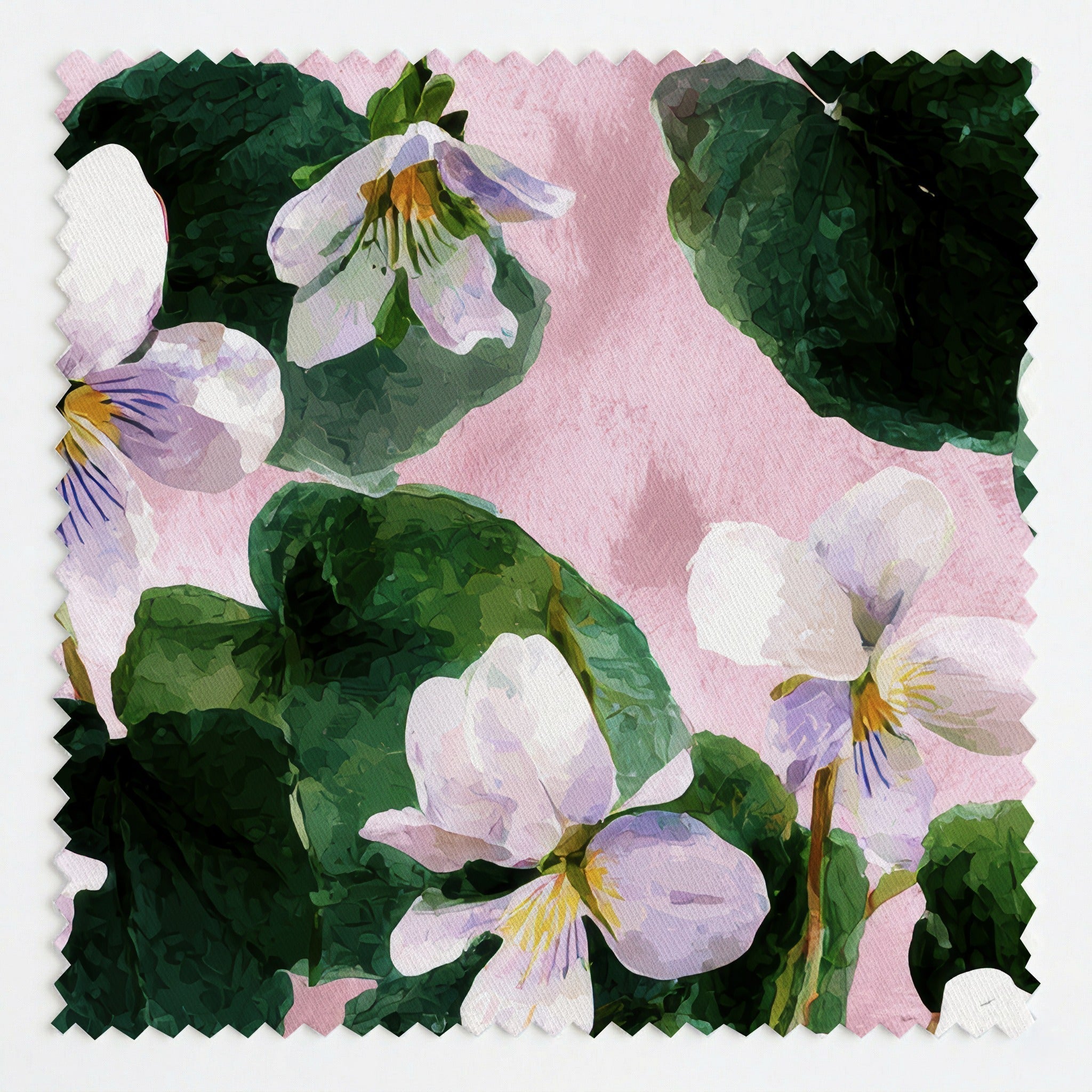 White Violets Pink - Fabric - Benton Lane Home - Lemon Park
